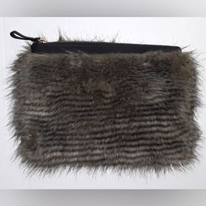 Ann Taylor Fur Clutch
